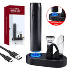 Automatic Rechargeable Electric Wine Bottle Opener Set