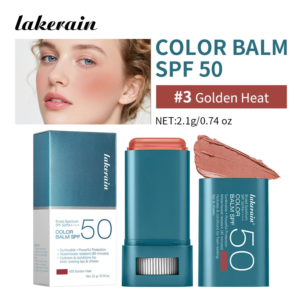 Tinted Sunscreen Blush Stick with SPF 50