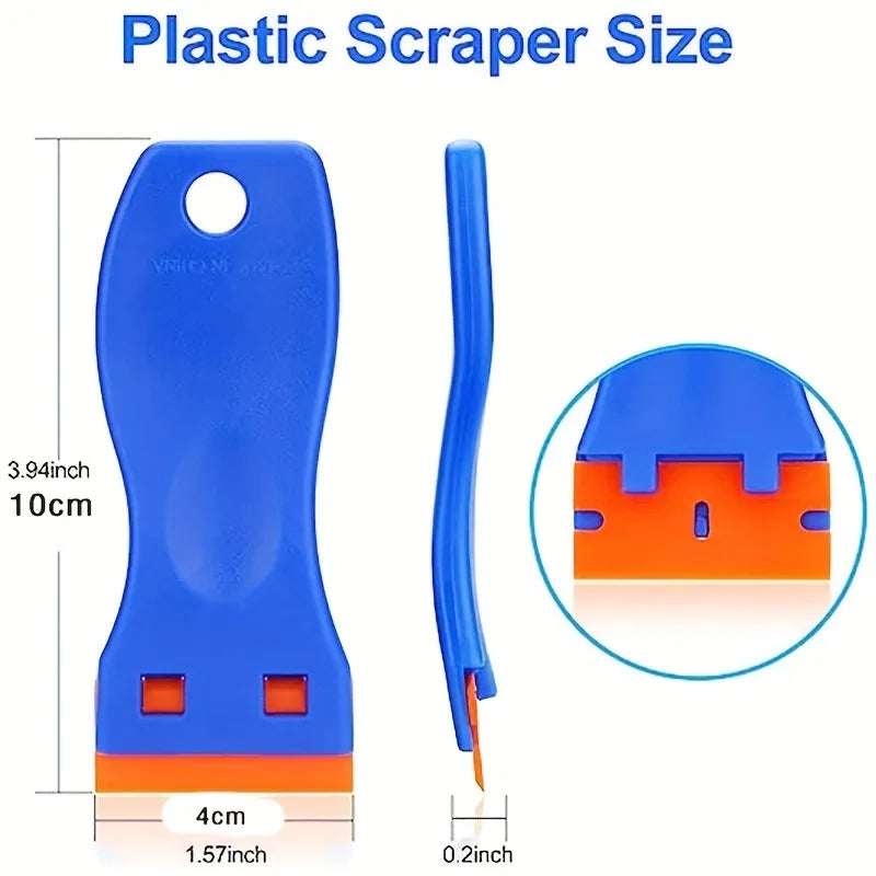 Multipurpose Sticker and Glue Removal Scraper Tool