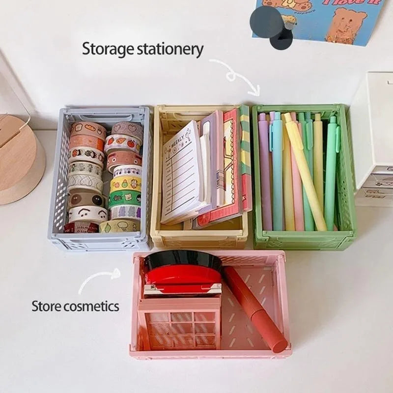 Foldable Desktop Storage Organizer for Home and Office - 7