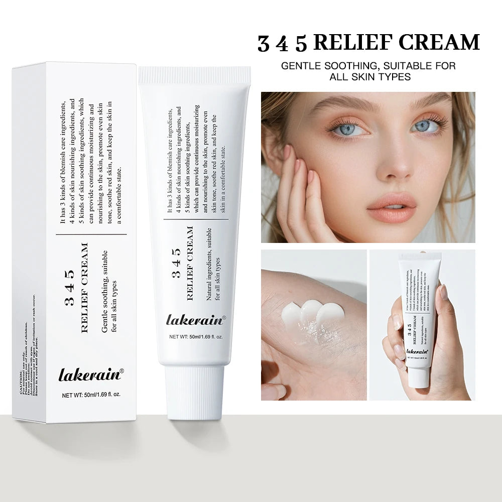 3-4-5 Relief Face Cream for Blemishes and Sensitive Skin