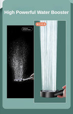 5-Mode High-Pressure Rainfall Handheld Shower Head