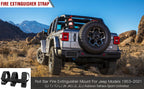 Adjustable Roll Bar Fire Extinguisher Mount for Off-Road Vehicles