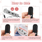 USB Heated Cat Plush Pillow with 5 Heat Settings and Timer