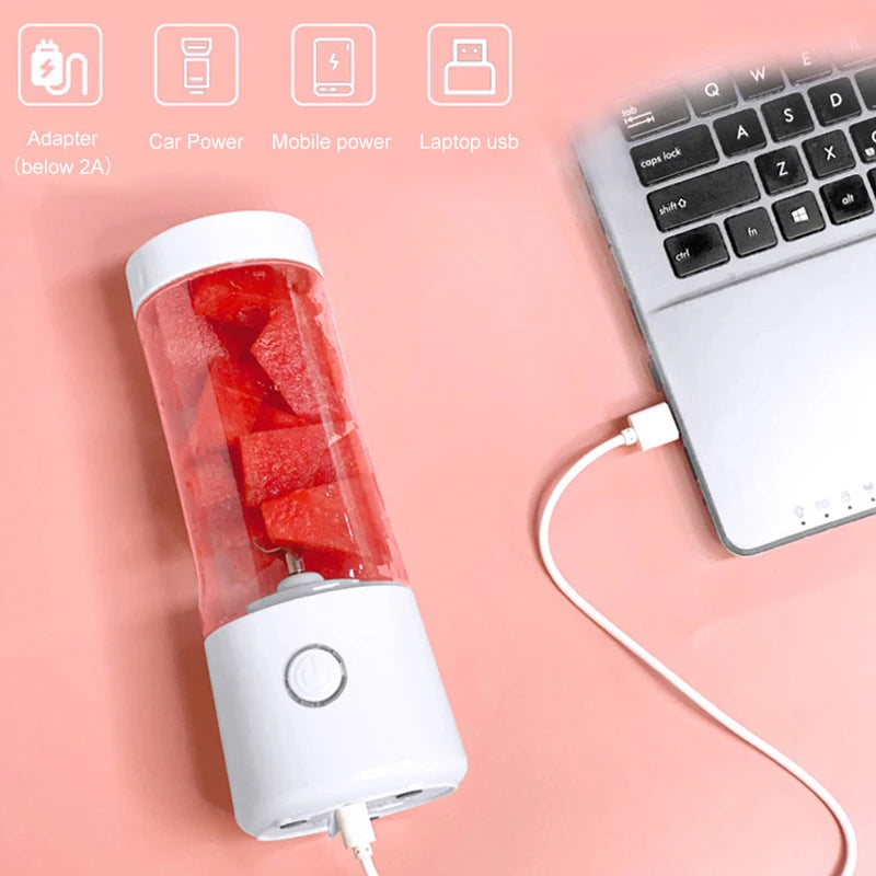 Portable Electric Rechargeable Juicer Blender Cup - 3