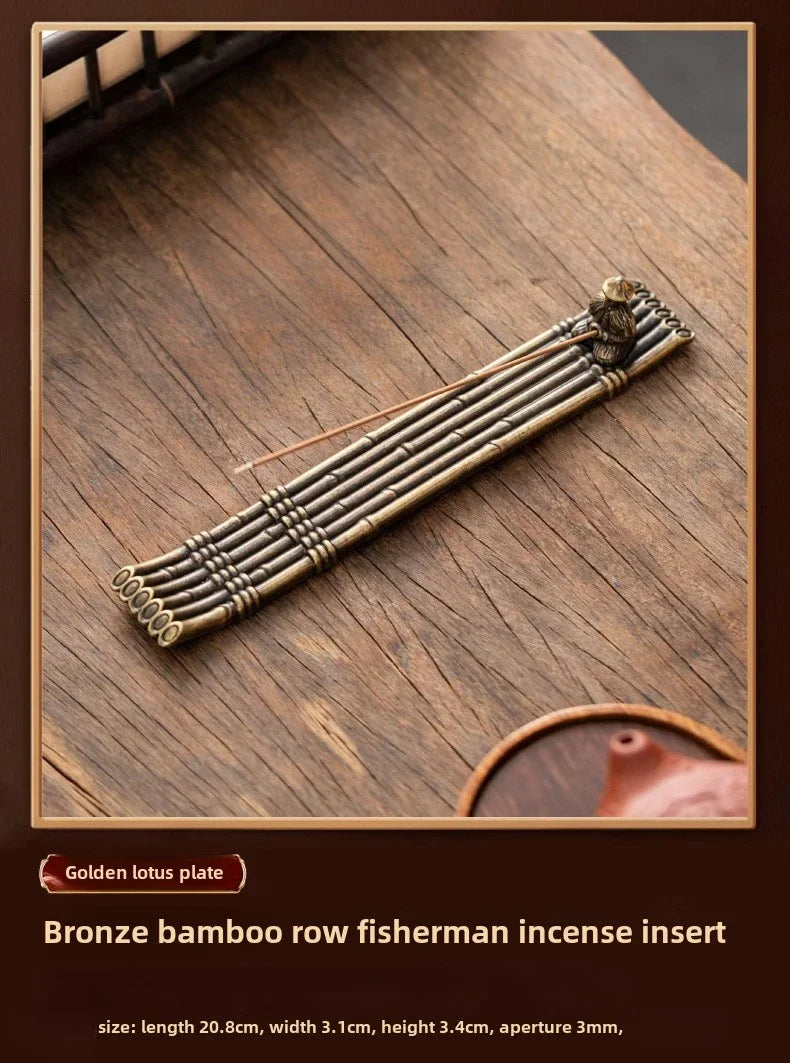 Fishing Boat Incense Stick Holder for Zen Home Decor