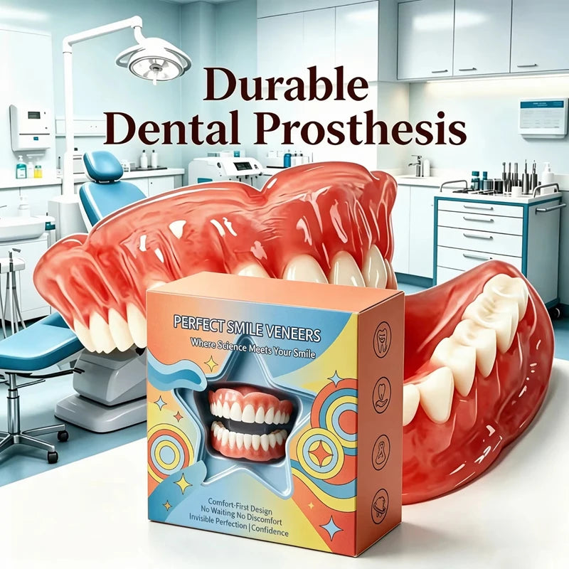 Comfortable Silicone Simulation Teeth for Natural Smile