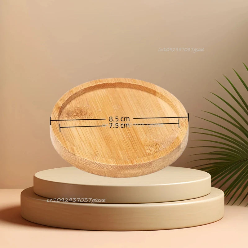 Multifunctional Bamboo Oval Tray Set - 10