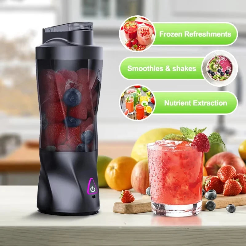 Portable USB Rechargeable Personal Smoothie Blender - 1