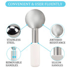 Stainless Steel Cooling Ice Globes for Facial Puffiness and Skincare