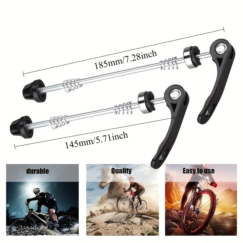 Ultralight Quick Release Bicycle Wheel Skewers for Mountain Bikes