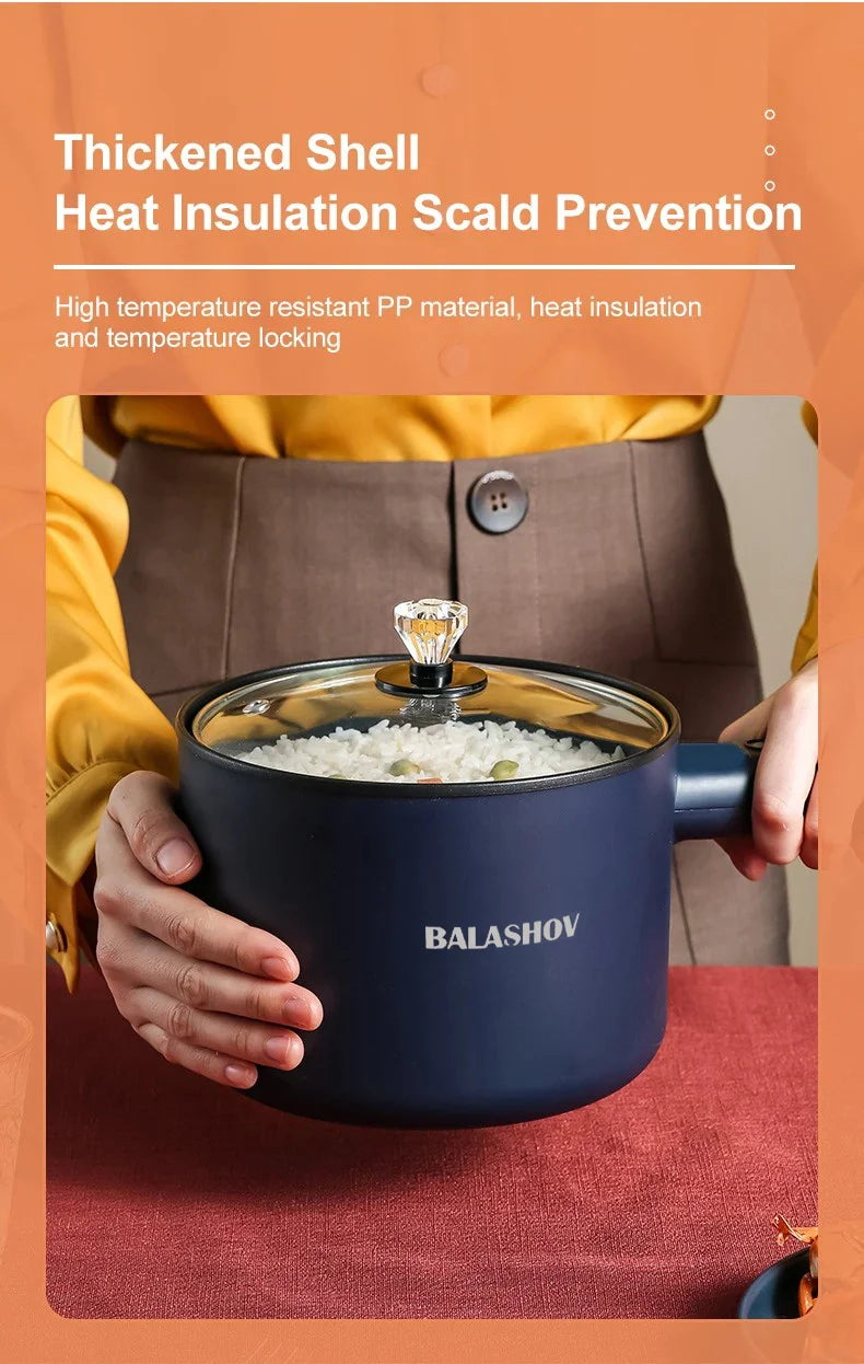 Compact Multi-Function Electric Cooker for Quick Meals - 17