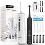Electric Toothbrush and Water Flosser Combo