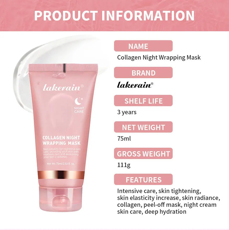 Collagen Peel-Off Night Wrapping Face Mask - 30