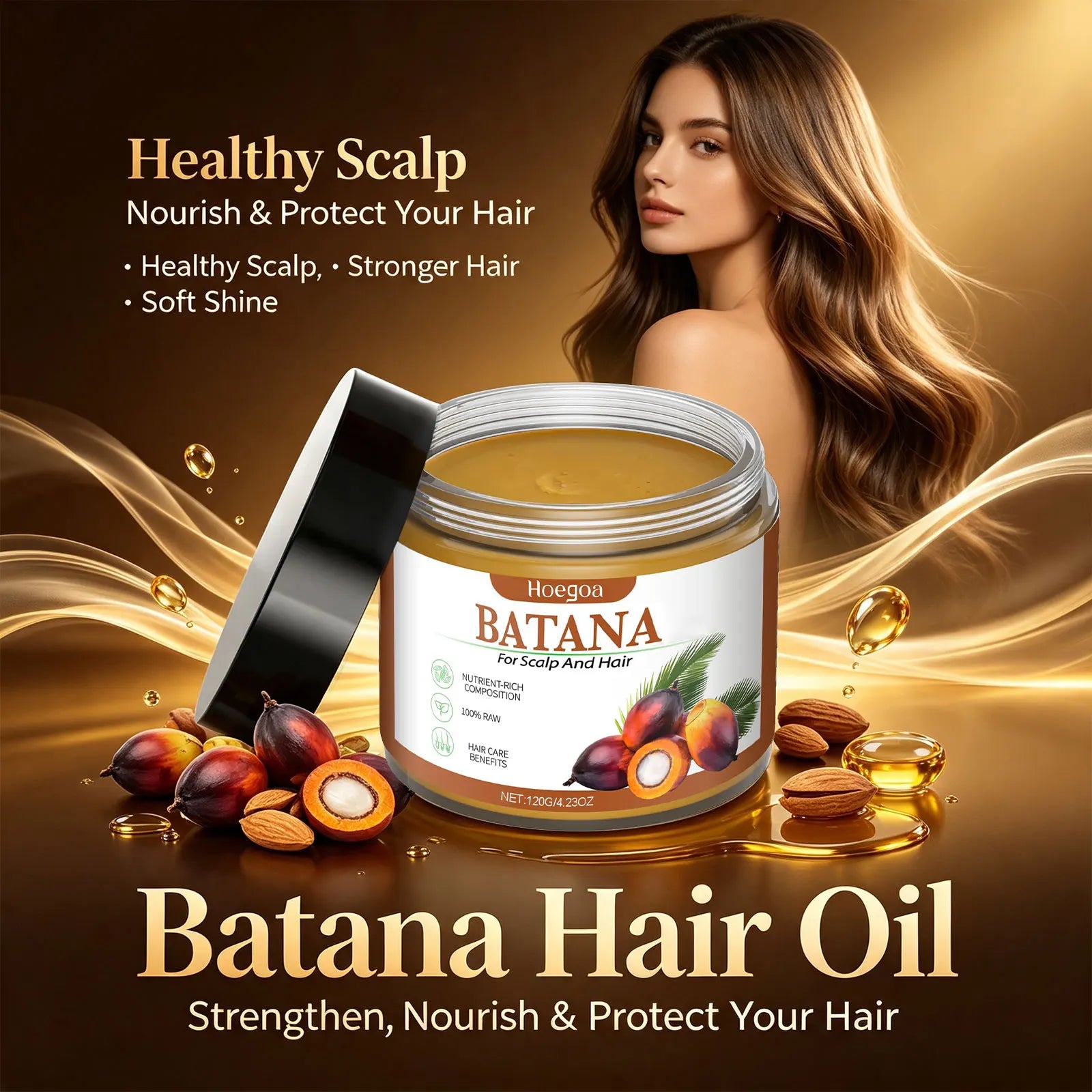 Batana Oil Hair Repair Mask for Dry and Damaged Hair - 5