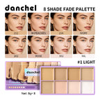 8-Shade Waterproof Full Coverage Cream Concealer Palette