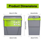 Portable 20L Electric Cooling and Heating Fridge for Travel