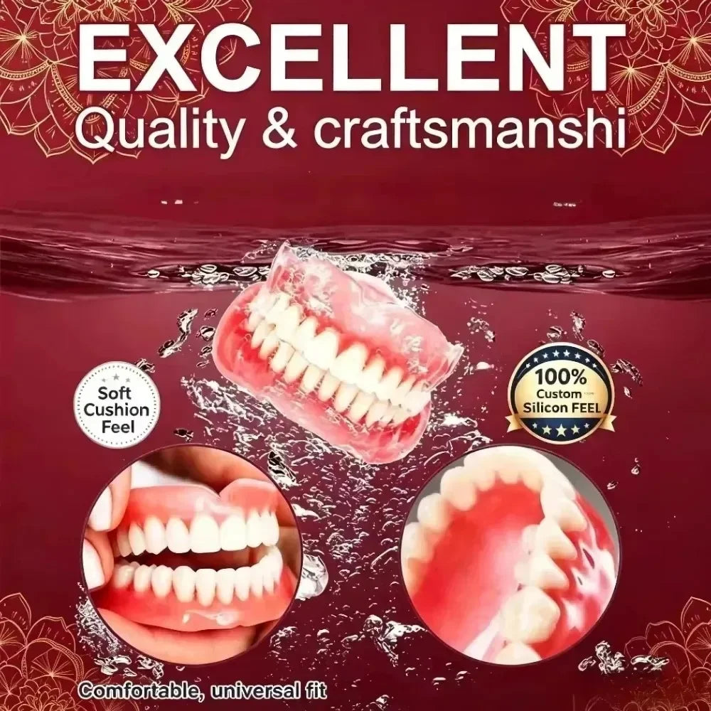 Full Mouth Silicone Denture Set for Adults