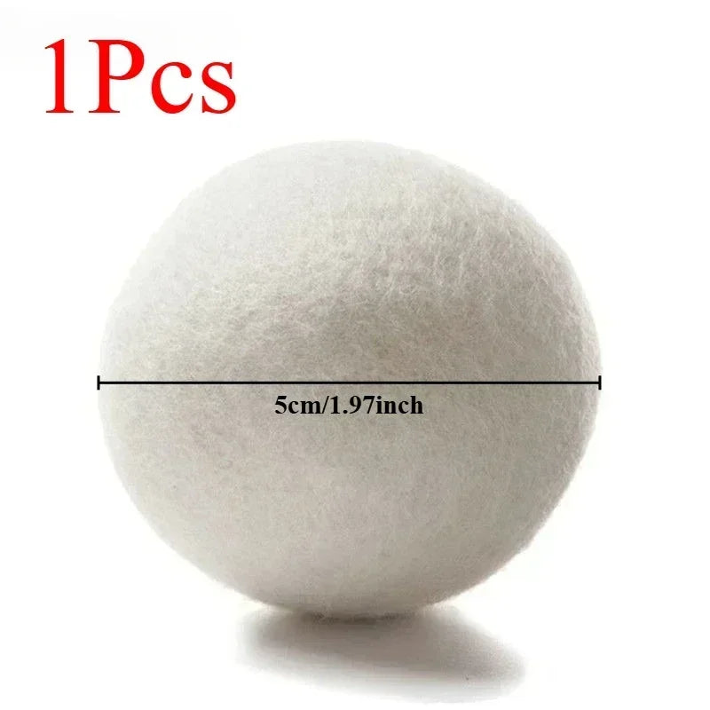 Reusable Wool Dryer Balls for Natural Fabric Softening