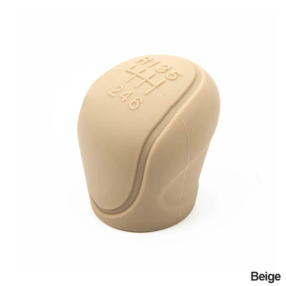 Non-Slip Silicone Car Gear Shift Knob Cover