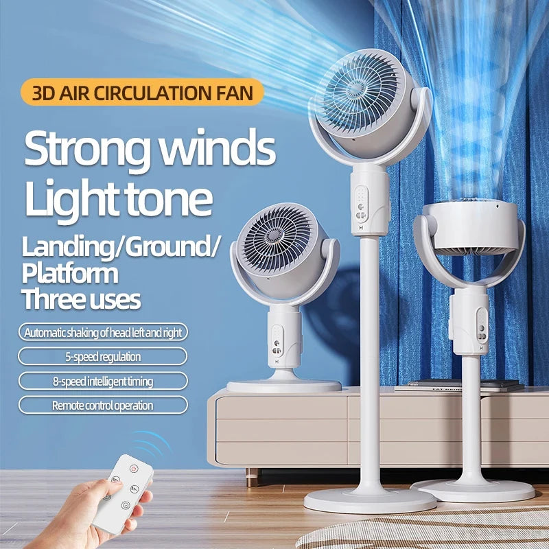360 Degree Quiet Circulation Fan with Aromatherapy and Mosquito Repel - 3