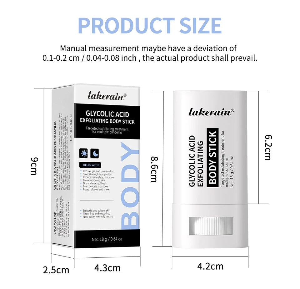 Glycolic Acid Exfoliating Body Stick for Smooth Skin - 17