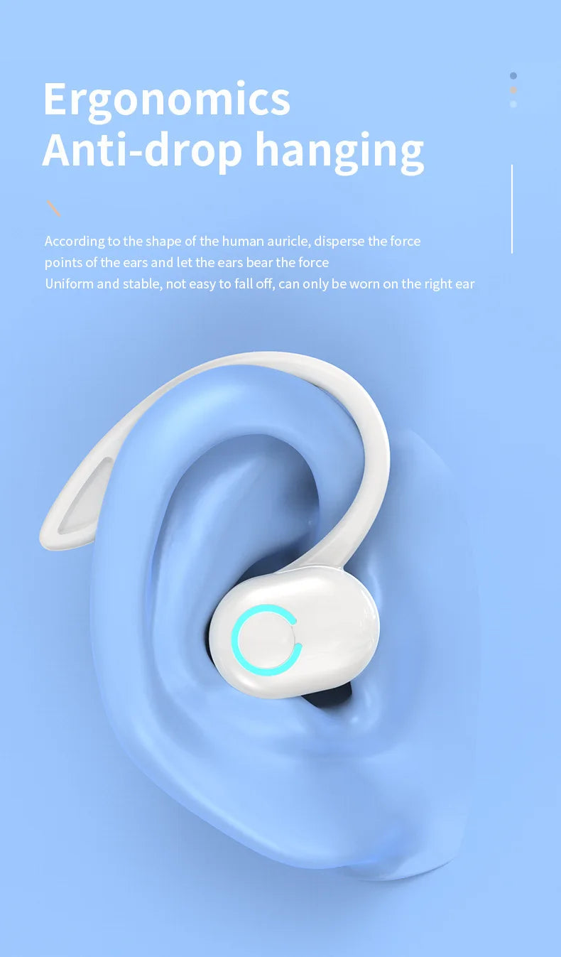 Wireless Ear-Hook Bluetooth Headset for Sports and Business - 9