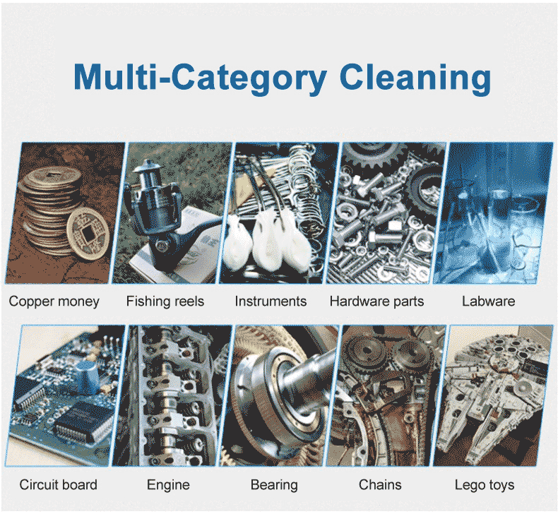 Digital Ultrasonic Cleaner for Jewelry, Watches, and Tools