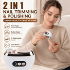 Electric 2-in-1 Automatic Nail Clipper and Trimmer
