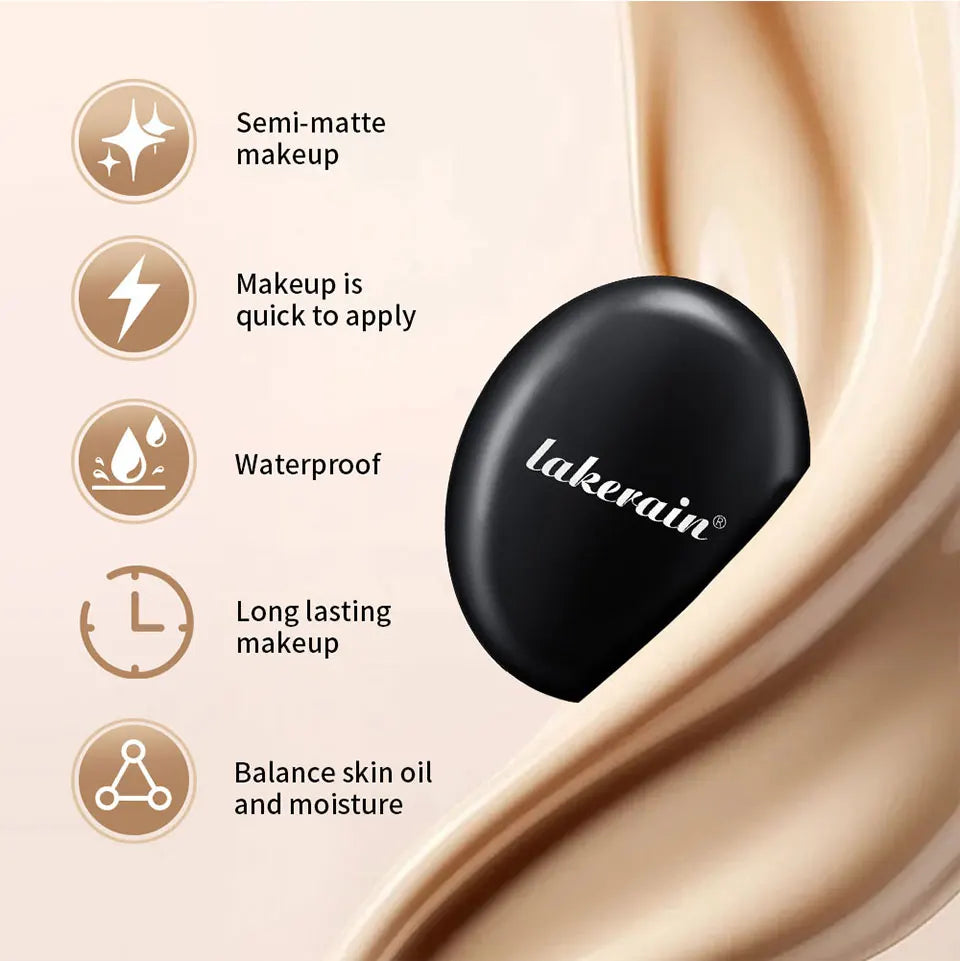 Semi-Matte Long-Lasting Cushion Foundation for Flawless Coverage - 34