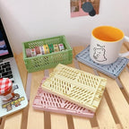 Foldable Desktop Storage Organizer for Home and Office