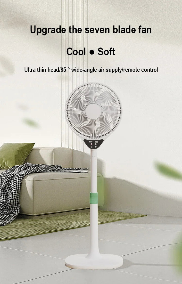 Adjustable Remote Control Stand Floor Fan for Home and Office