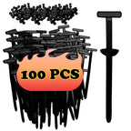 Heavy Duty Automotive Cable Tie Fasteners with Locking Clips