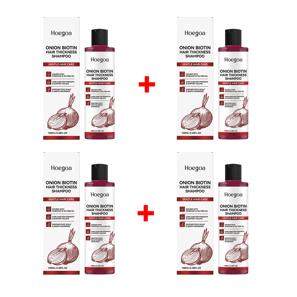 Onion and Biotin Volumizing Hair Growth Shampoo