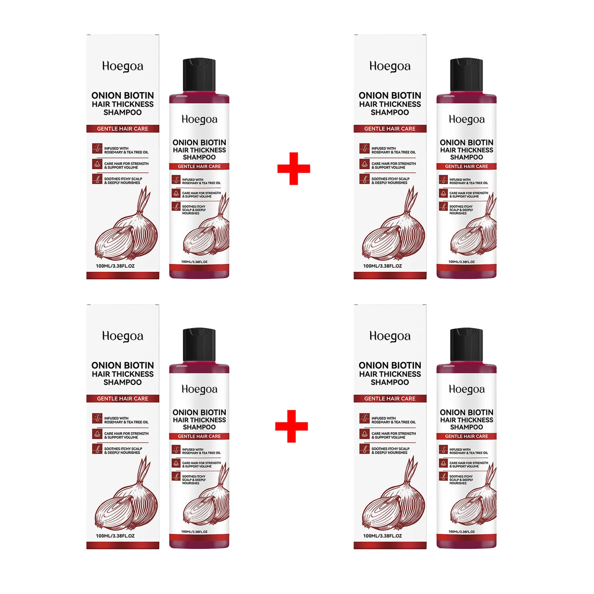 Onion and Biotin Volumizing Hair Growth Shampoo