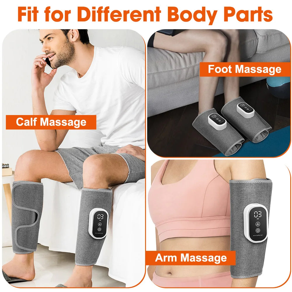 Wireless Air Compression Calf Massager for Leg Pain Relief - 5