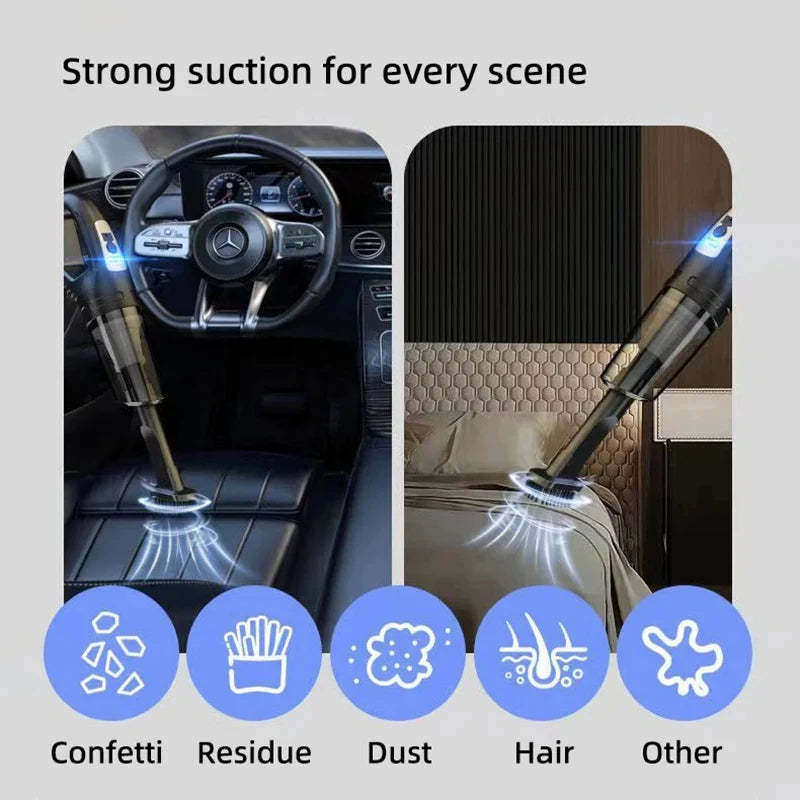 Portable Cordless Handheld Vacuum for Car and Home - 2