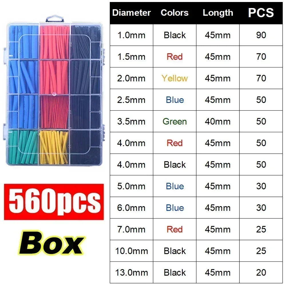 Heat Shrink Tubing Wire Insulation Wrap Kit