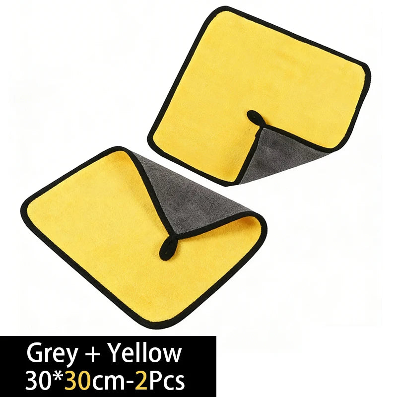 Ultra-Absorbent Microfiber Cleaning Towels for Home and Car