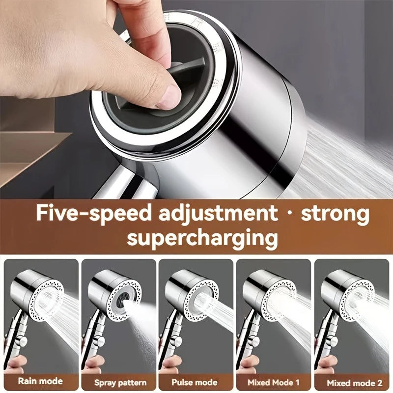 5-Mode High-Pressure Water Saving Shower Head - 4
