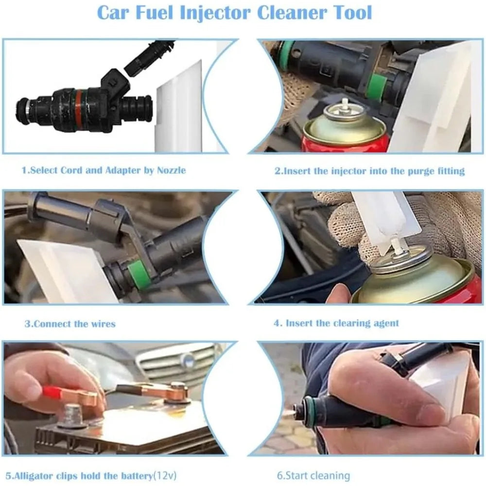 Universal Fuel Injector Cleaning and Flushing Tool Kit