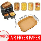 Disposable Non-Stick Air Fryer Parchment Paper Liners