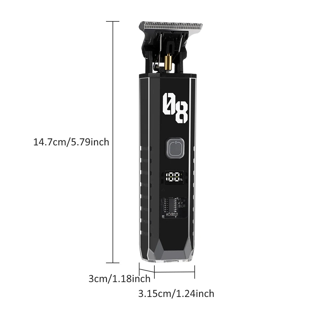 Professional Cordless Electric Hair Trimmer and Grooming Clipper - 10