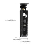 Professional Cordless Electric Hair Trimmer and Grooming Clipper