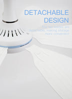 Portable USB Hanging Ceiling Fan for Camping and Dorms