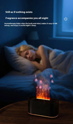 Flame Effect Aromatherapy Humidifier for Home and Bedroom