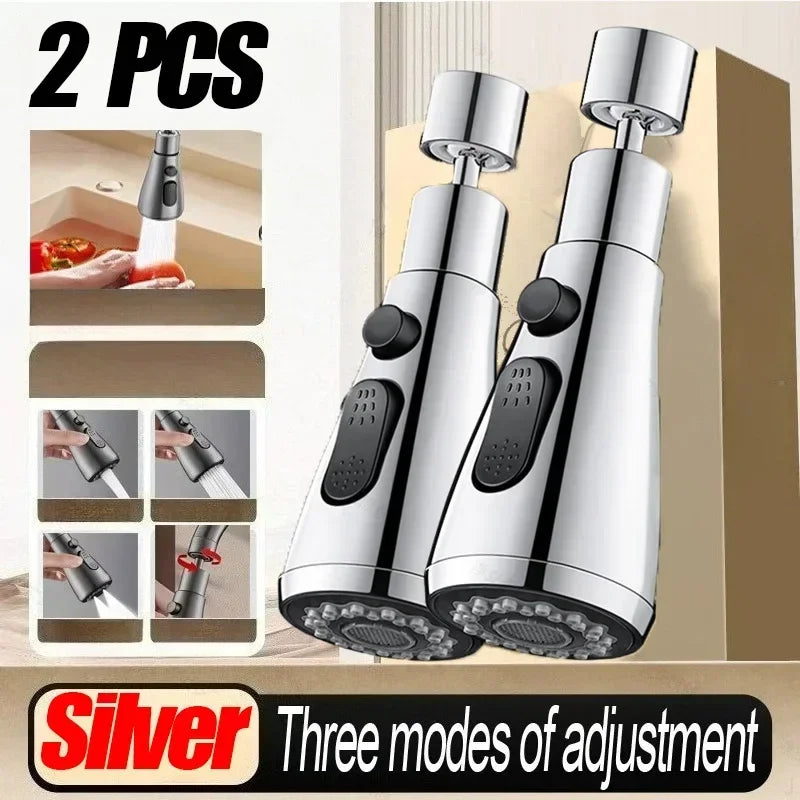 3-Mode Adjustable Kitchen Faucet Sprayer Head