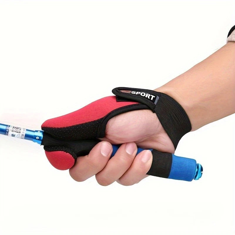 Anti-Slip Two Finger Fishing Glove for Casting