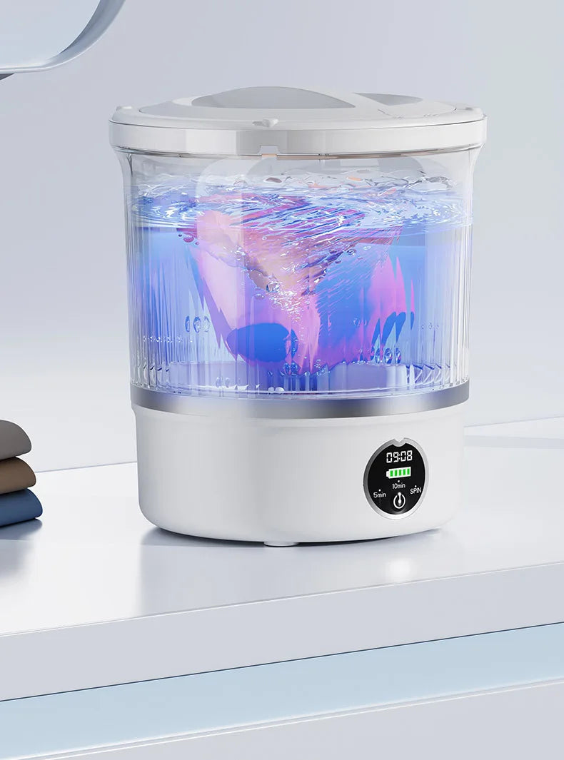 Portable Mini Washing Machine for Underwear and Socks - 14