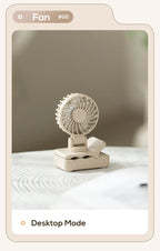Portable USB Rechargeable Clip-On Cooling Fan
